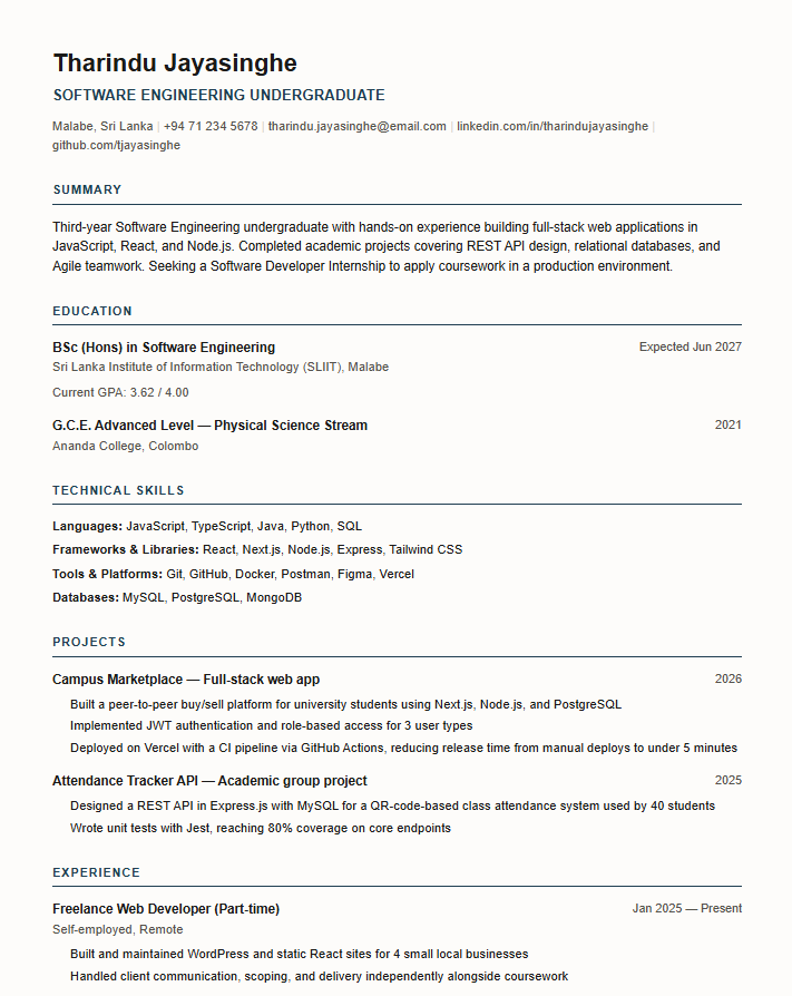 Professional Resume